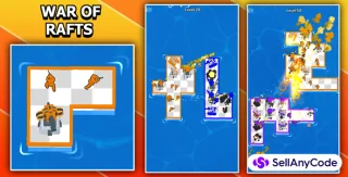 War of Rafts Sea Battle 3D Game Unity Source Cod