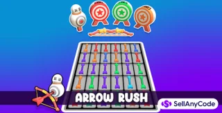 Arrow Rush Hyper Casual Tap & Shoot Unity Source Code