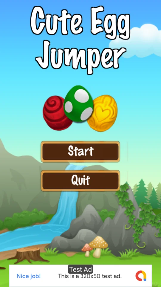 Egg Jumper Unity3D Android Game + AdMob Integrated — screenshot 1