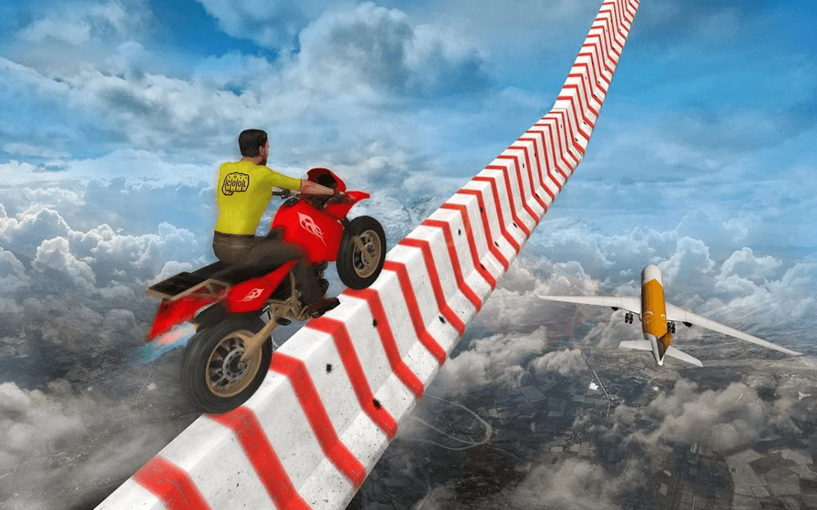 Sky Bike Stunt 3D | Bike Race – Free Bike Games — screenshot 2