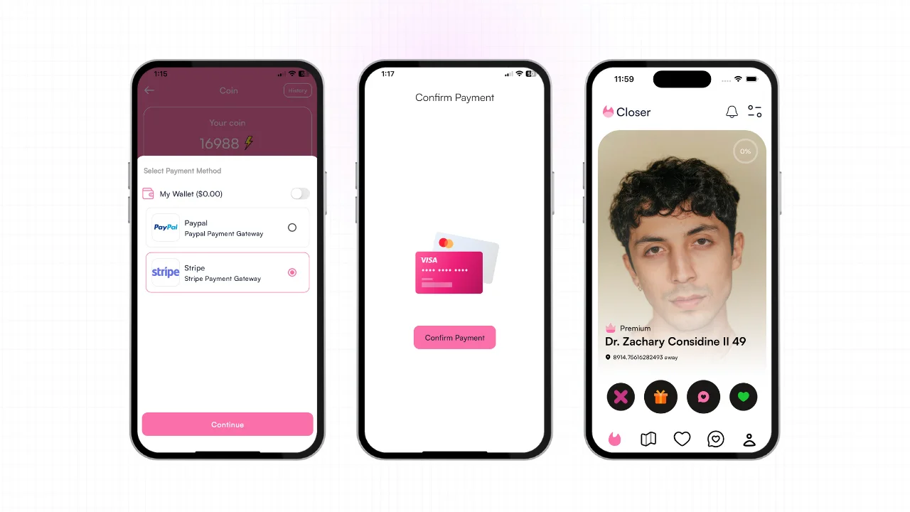 Closer Dating App - Complete Social Dating Mobile App | Online Dating | Match, Chat & Video Dating — screenshot 3