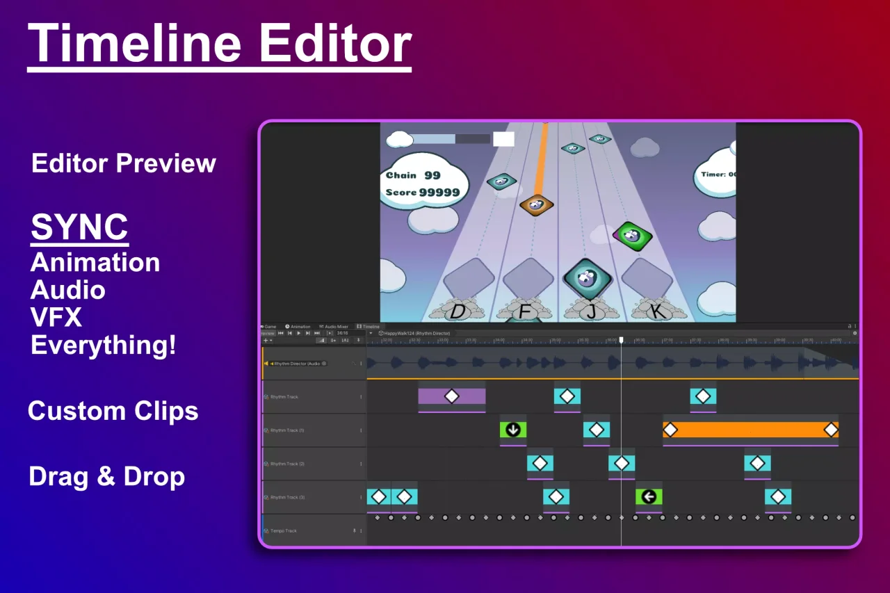 Rhythm Timeline 2 - Rhythm Game Framework & Editor — screenshot 2