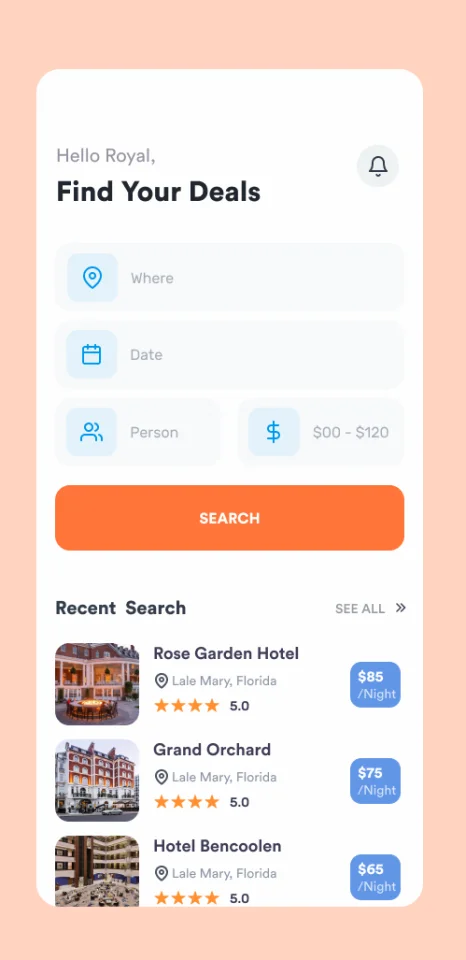 Online Hotel Booking Website in PHP with Source Code — screenshot 2