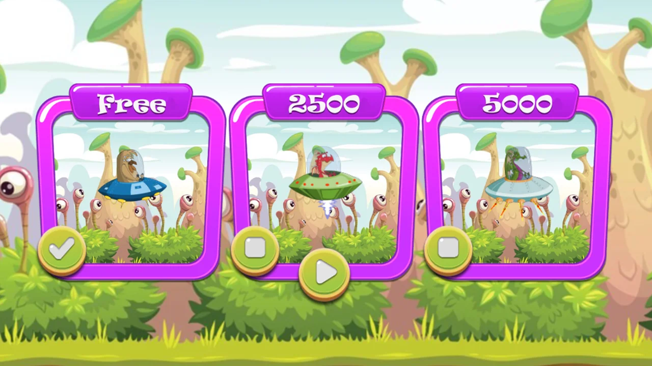 UFO Rush 2 Game Template — screenshot 2