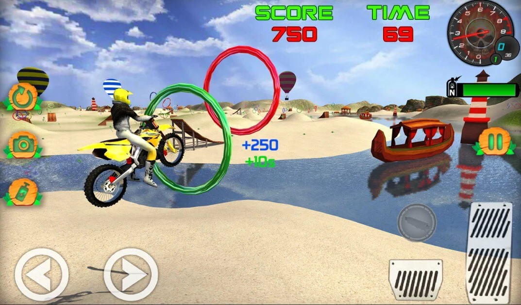 Ready to Publish Motocross Beach Game: Bike Stunt Racing - Made with Your Own Name and Ads Id — screenshot 1