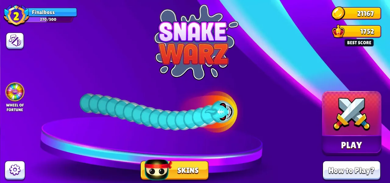 Snake Warz - Complete Game Template Unity — screenshot 1