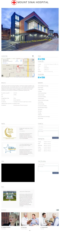 Hospital & Doctor Directory — screenshot 1