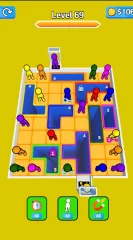 Drop People 3D Hole Puzzle Game Unity Source Code