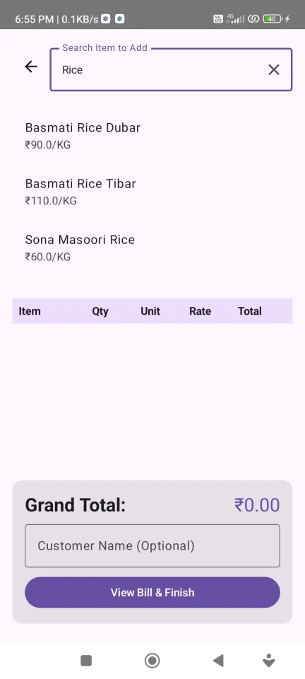 Kirana Billing & Inventory Manager - Full Android Source Code (Easy to Use) — screenshot 3