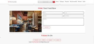 The Food Hub | A Resturant Website