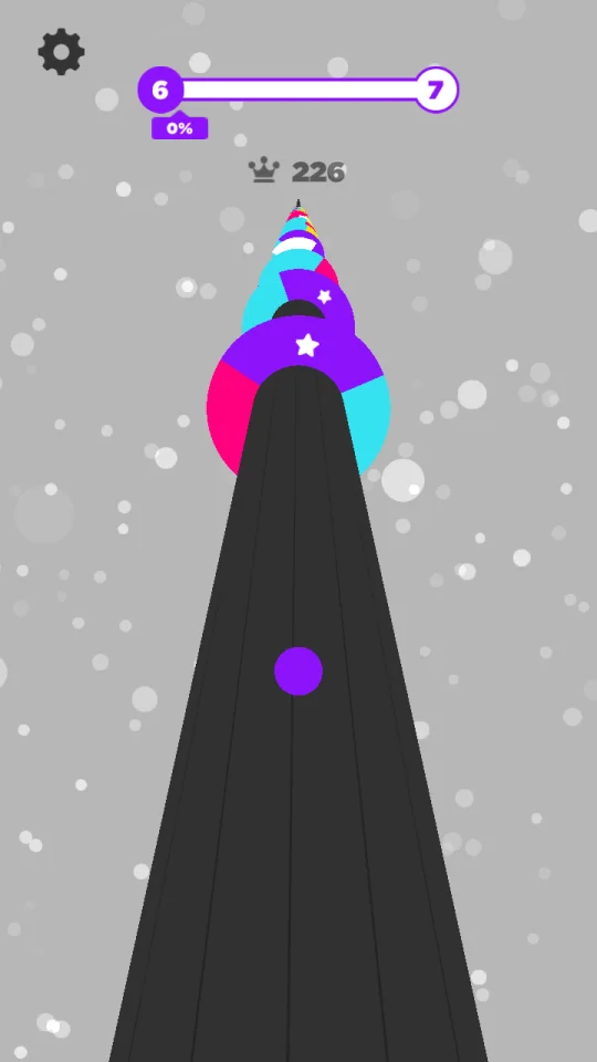 Color Helix Ball Rush — screenshot 1