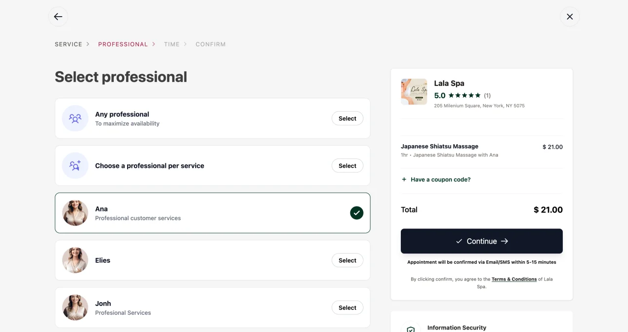 SureBooking Online Appointment Booking Laravel System for Salons, Spas & Beauty — screenshot 4