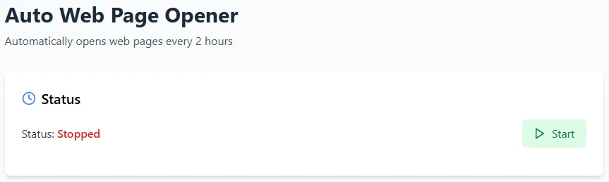 AutoWebPageOpener — screenshot 5