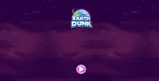 Earth Dunk HTML5 Physics Arcade Game