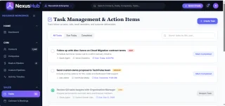 NexusHub Agentic Customer Platform & CRM Client