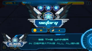 Aliens of Galaxy War Defends