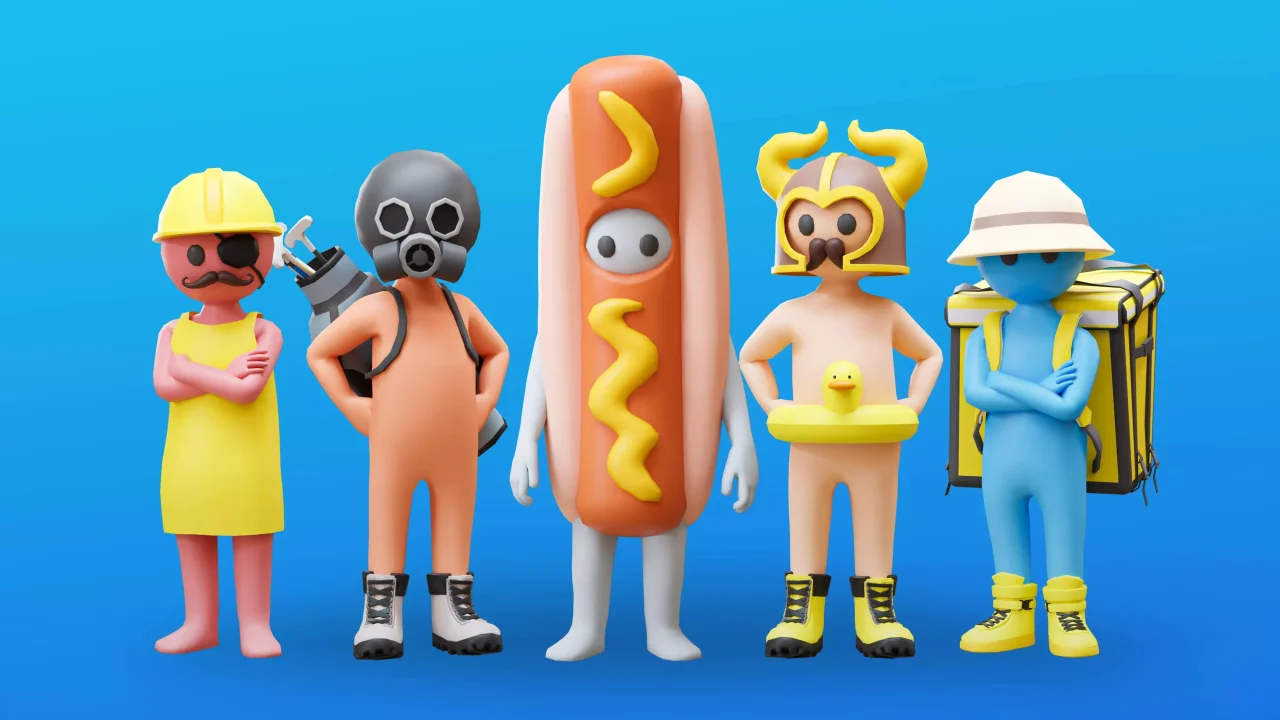 Funny Characters - Animated Low Poly 3D Models — screenshot 1