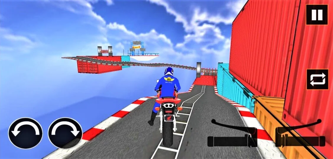 Impossible Bike Track Stunt Game 64 Bit Source Code — screenshot 2