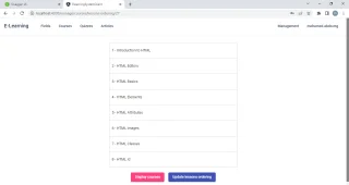 E-Learning Web Application Using Asp.net Core Web API and Angular