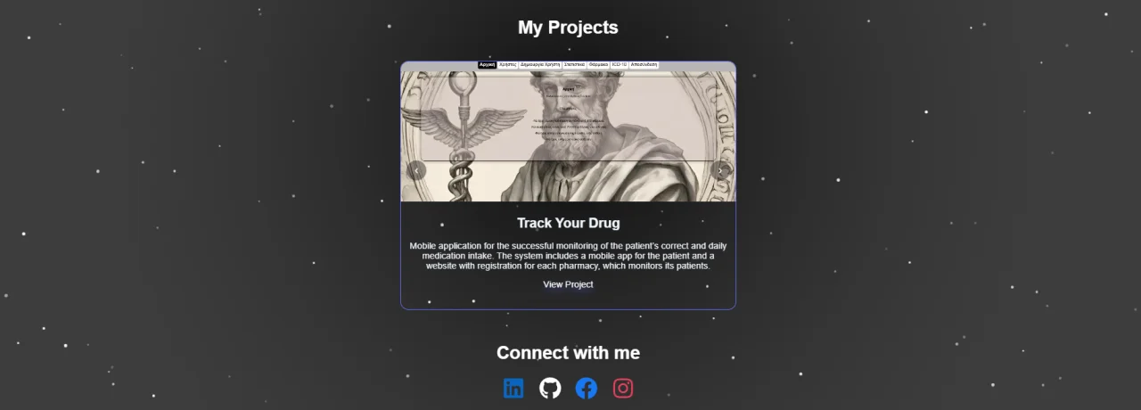 React Minimal Portfolio (CV Type) — screenshot 5