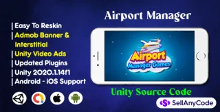 Airport Manager Games Source Code AdMob Unity Ads