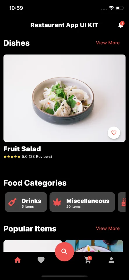 Resaurant App with Source Code — screenshot 3