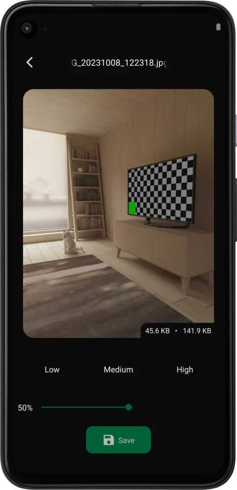Photo Compressor - Android Studio Compressed Image — screenshot 2