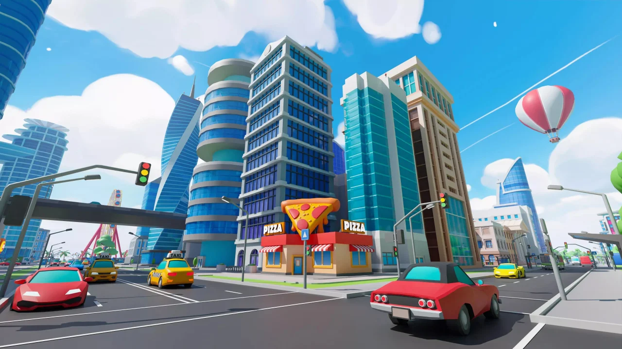Megacity - Low Poly City 3D Models Pack — screenshot 6