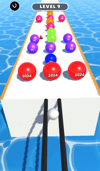 Rainbow Ball Runner 2048 — screenshot 8