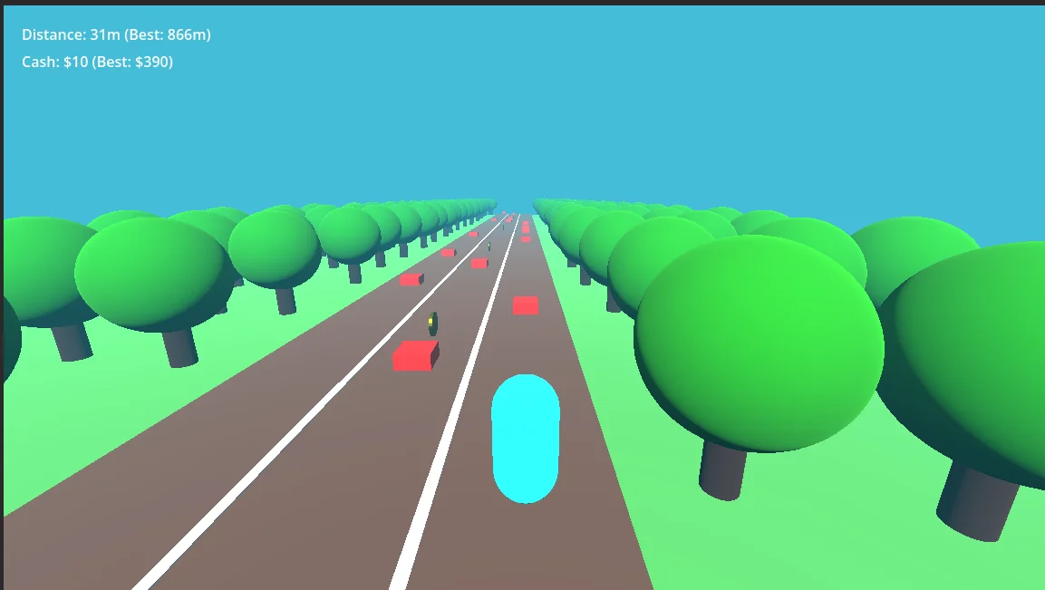 3D Endless Runner Game Template - Godot — screenshot 2