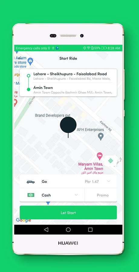Kareem Taxi App - Cab Booking Solution + Admin Panel — screenshot 2