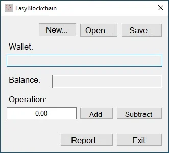 EasyBlockchain — screenshot 1