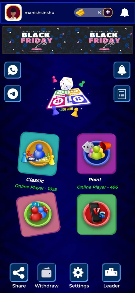 Elite Ludo v8 Real Money Earning Node.js App with Admin Panel — screenshot 6