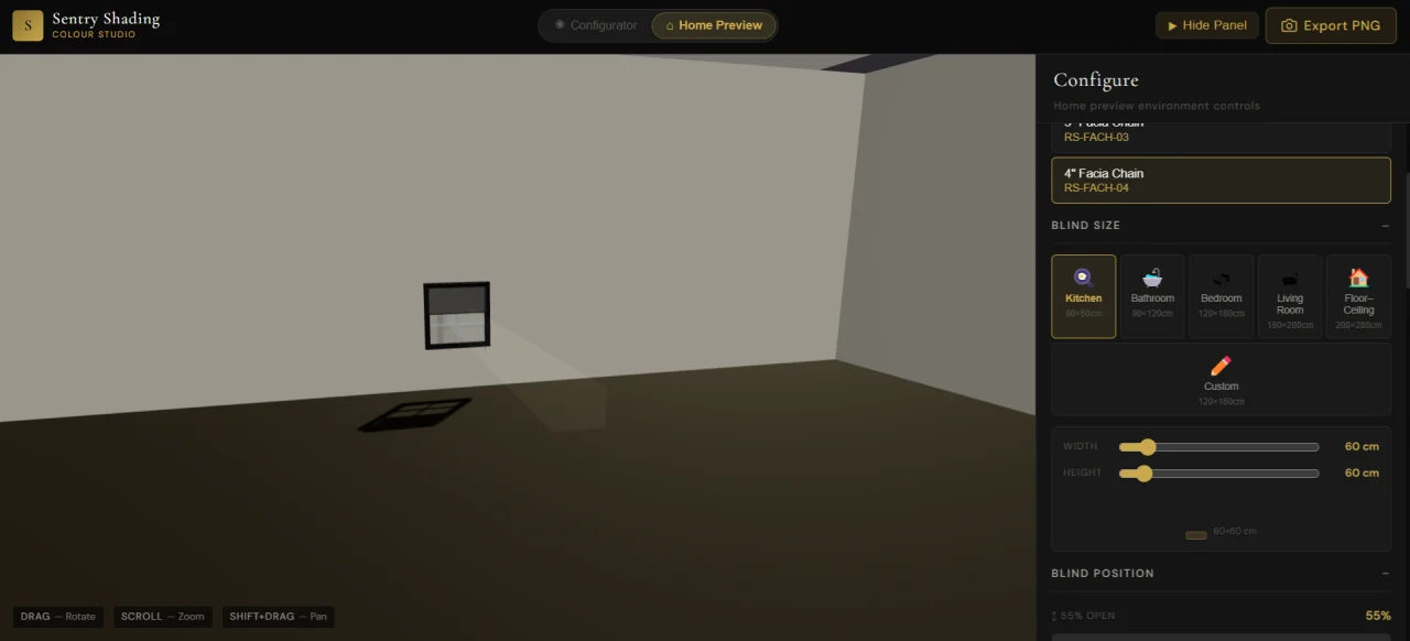 Powerful Blind Configuration Tool — screenshot 2