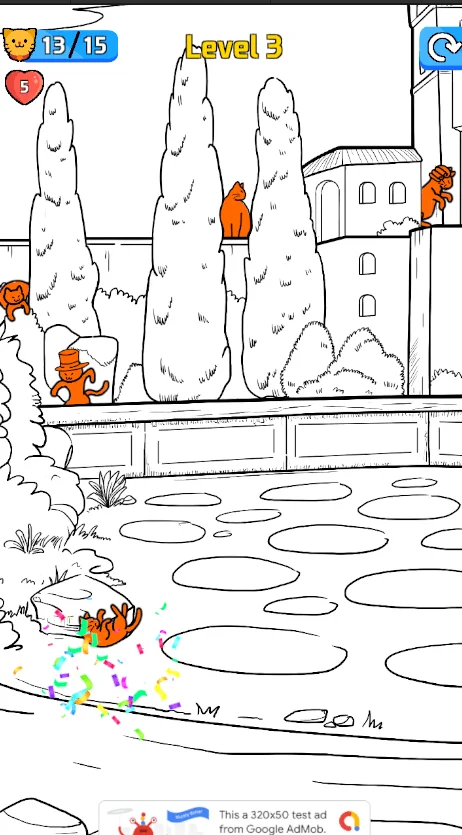 Find the Cat Spot It 2D Game Unity Source Code — screenshot 8
