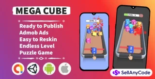 Mega Cube (Unity+AdMob+Android+iOS)