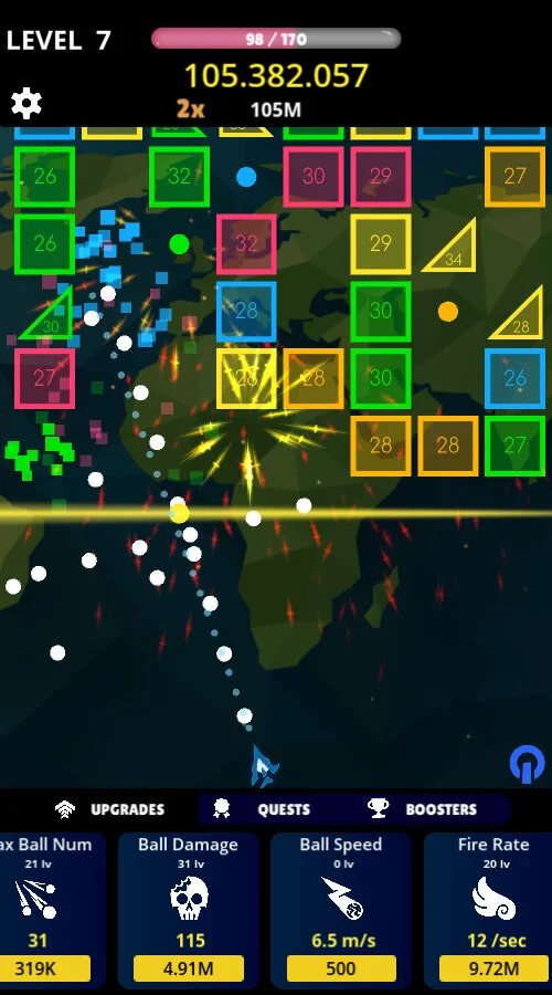 Idle Balls Clicker Shooter — screenshot 1