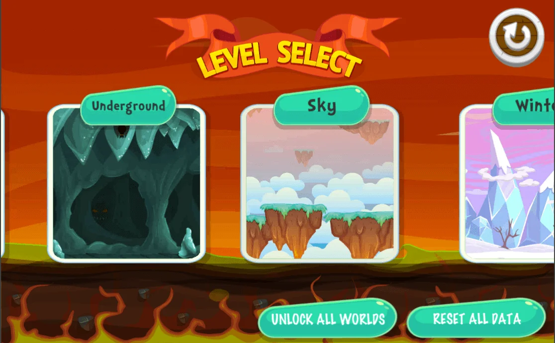Kong Hero – Platformer Complete Unity Game Template — screenshot 1