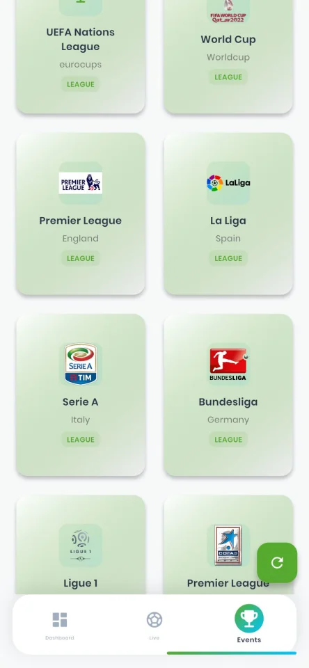Live Football Scores & Match Tracker Flutter App — screenshot 5