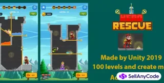 Hero Rescue Adventure Puzzle Game