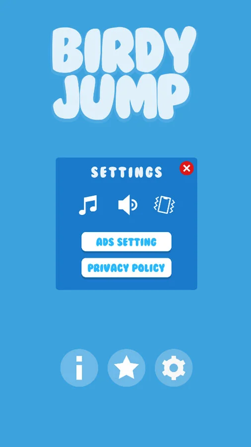 Birdy Jump (AdMob + GDPR + Unity) — screenshot 5