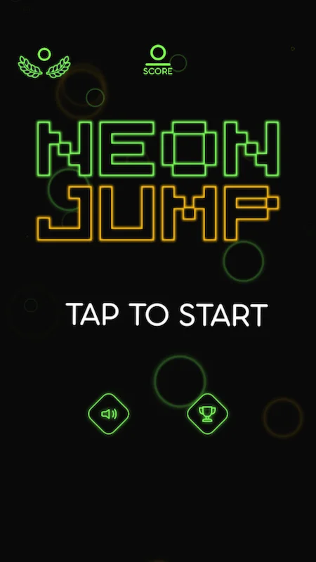 Neon Jump (REGULAR) - Android - BUILDBOX CLASSIC Game — screenshot 1