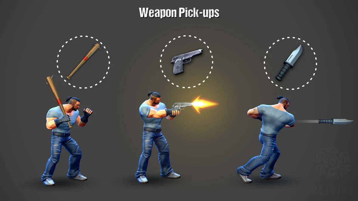 Beat 'Em Up - Game Template 3D — screenshot 4
