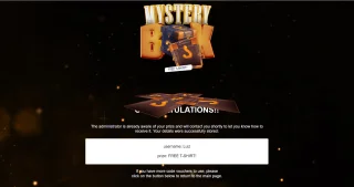 Mystery Box Challenge - Game WebApp - Source Code