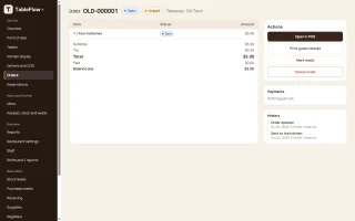 TableFlow+: Restaurant POS Kitchen, QR Menu & Delivery