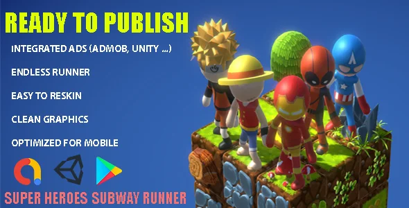 Super Hero Subway Runner — screenshot 1