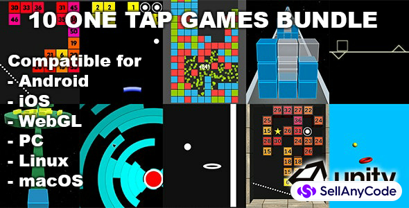 10 One Tap Unity Games Bundle