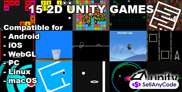 15 2D Unity Games Bundle