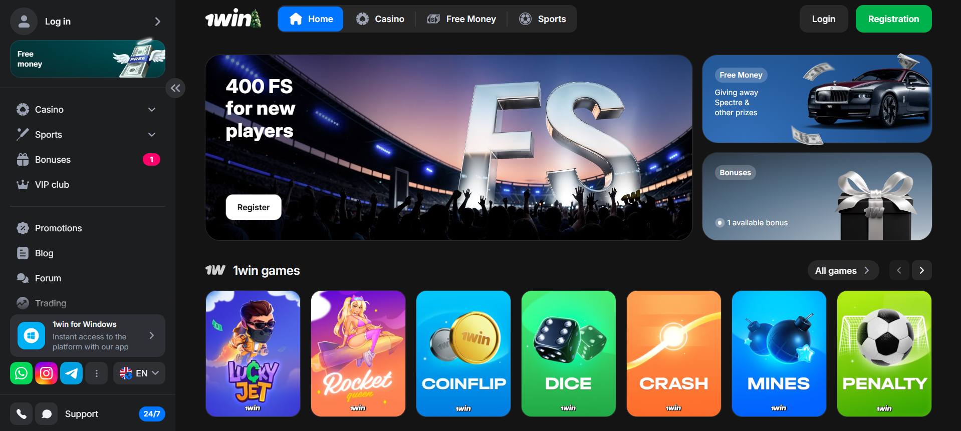 1win Casino Game Script Only For $29.99 | Pro Sports - Clone Script V10.4 PHP 8.3 | Exact replica For 1win source code