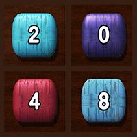 2048 Wood Blocks Merge